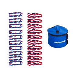  Sport-Thieme School and Club Set of "Flex-Loop" Elasticated Textile Bands