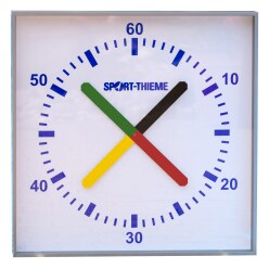 Sport-Thieme "Prima Super" Training Clock 67x67 cm, to be attached to wall