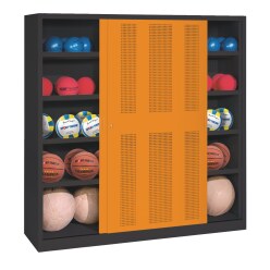 C+P Ball Cabinet Light grey (RAL 7035), Light grey (RAL 7035), Keyed alike