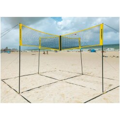  Crossnet "Four Square" Volleyball Net Assembly
