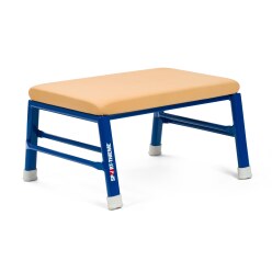 Sport-Thieme Vaulting and Gymnastics Stool  Leather cover, natural