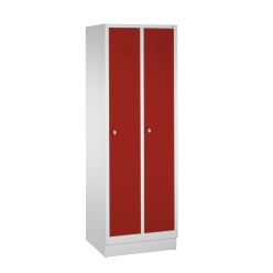  C+P "S 2000 Classic", Compartment width 30 cm, with 100 mm high base Locker