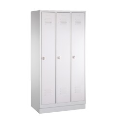  C+P "S 2000 Classic", Compartment width 30 cm, with 100 mm high base Locker