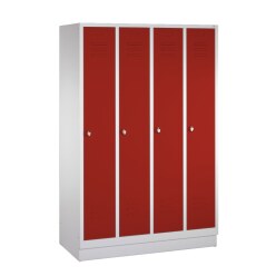  C+P "S 2000 Classic", Compartment width 30 cm, with 100 mm high base Locker
