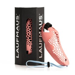 Laufmaus by Dr Schüler Black with pink band, Small