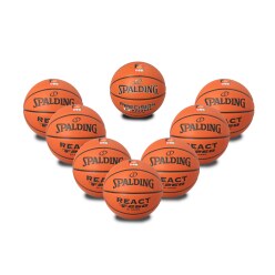  Spalding "DBB" Basketballs and Bag