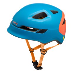  KED "Pop Petrol Orange" Bike Helmet