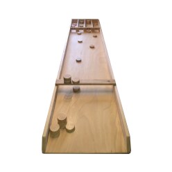  Holz Bi-Ba-Butze "Shuffleboard" Tabletop Game