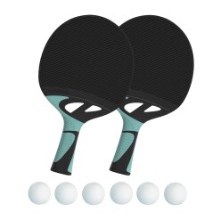 Cornilleau "Tacteo 30 Duo Pack" Table Tennis Bat Set