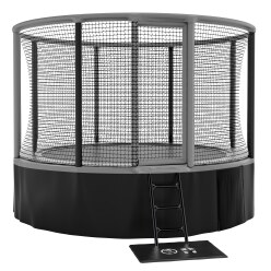 Akrobat "Gallus" Trampoline 366 cm diameter, Grey/black