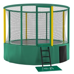 Akrobat "Gallus" Trampoline 366 cm diameter, Grey/black